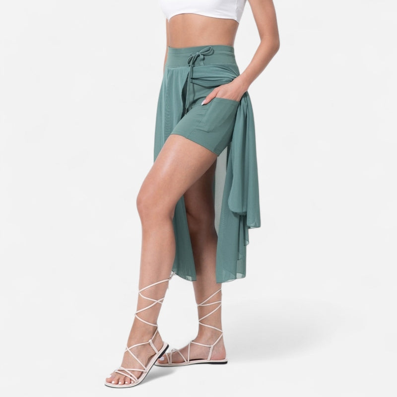 Québec Élégance Skirts Emma - Jupe midi taille haute flatteuse pour femme, élégante et confortable