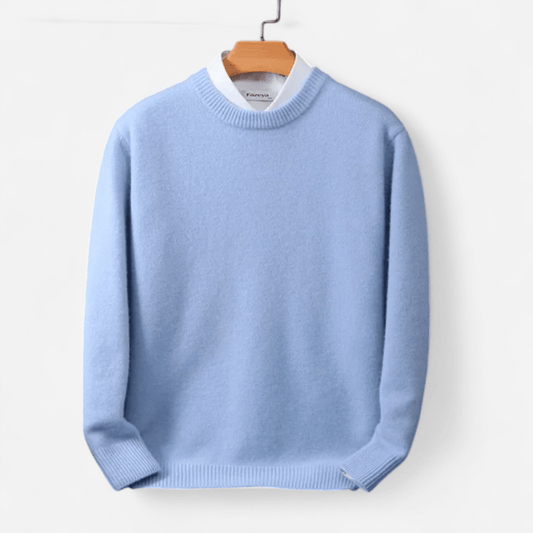 Québec Élégance Sven - Pull confort élégant en laine et cachemire