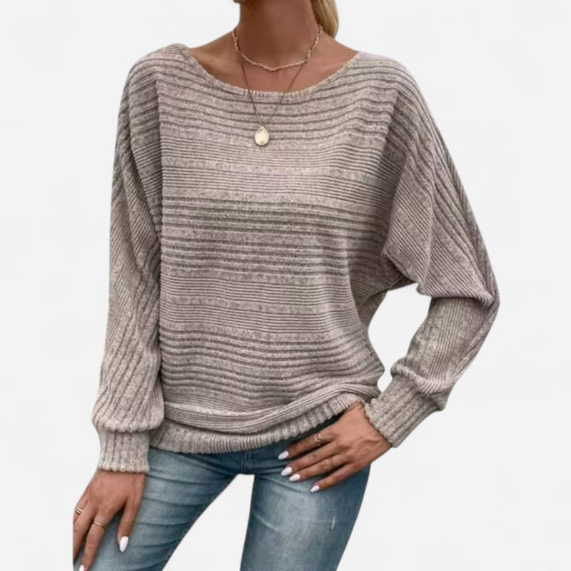 Québec Élégance Sweater Abigail - Pull texturé doux et chaud pour un style élégant