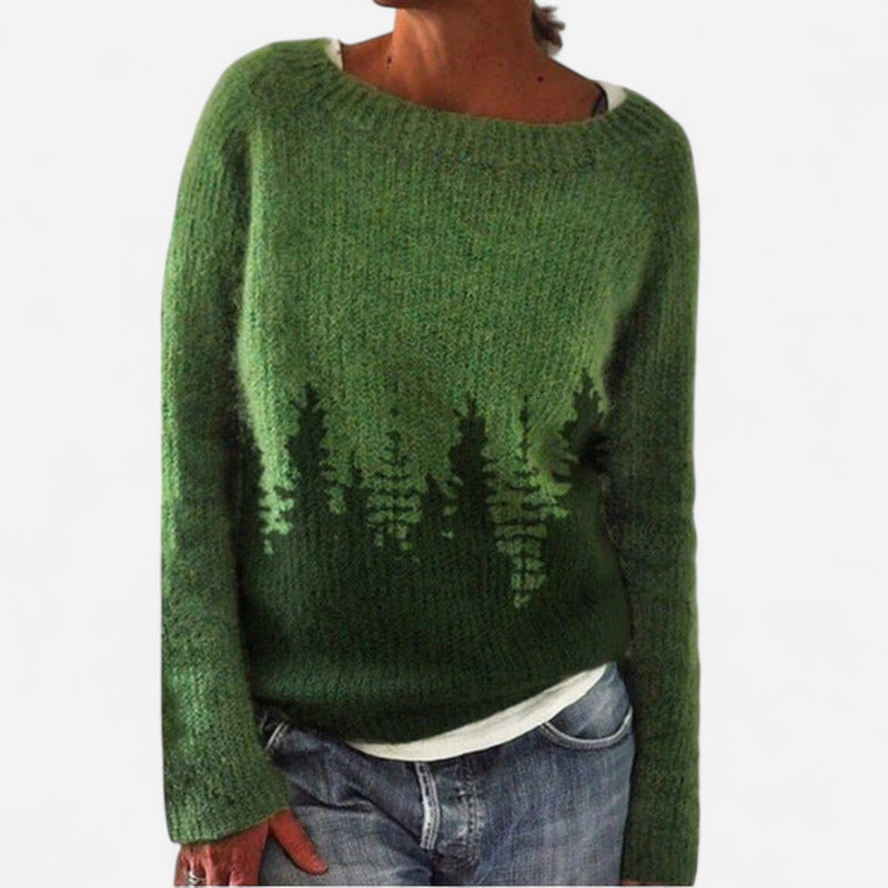 Québec Élégance Sweater Alva - Pull en laine douce et confortable pour femme