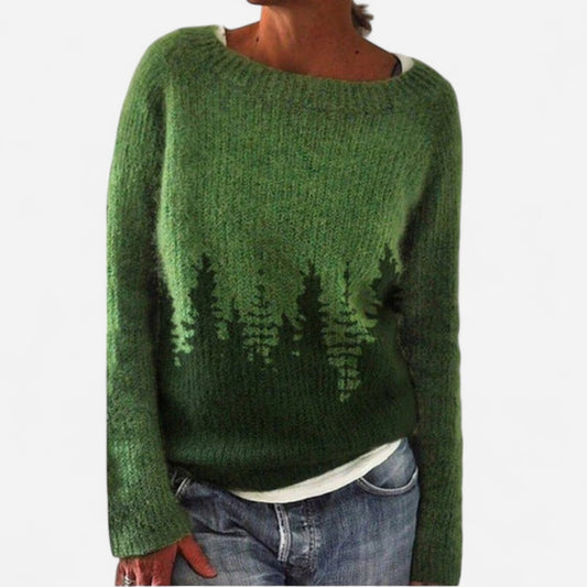 Québec Élégance Sweater Alva - Pull en laine douce et confortable pour femme