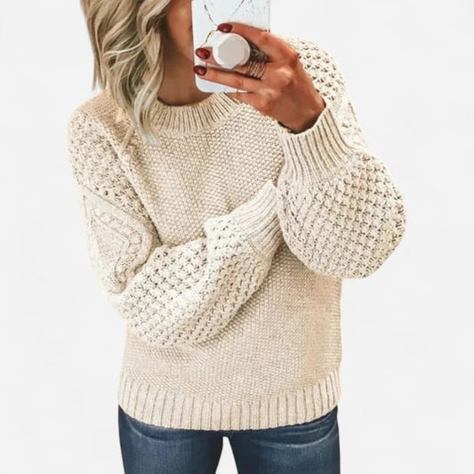 Québec Élégance Sweater Naomi - Pull en maille en cachemire doux et élégant