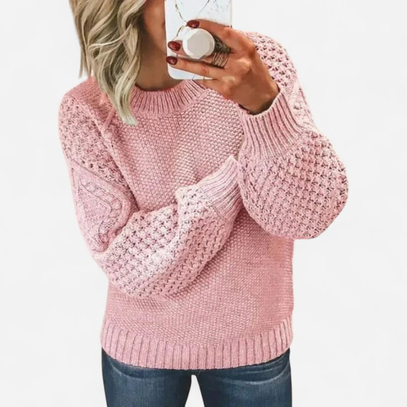 Québec Élégance Sweater Naomi - Pull en maille en cachemire doux et élégant