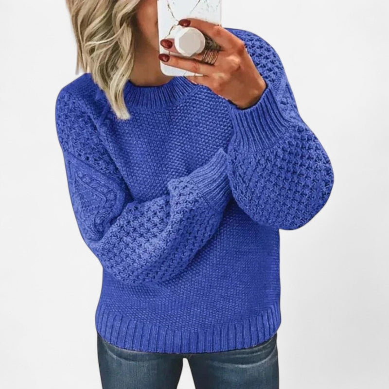 Québec Élégance Sweater Naomi - Pull en maille en cachemire doux et élégant