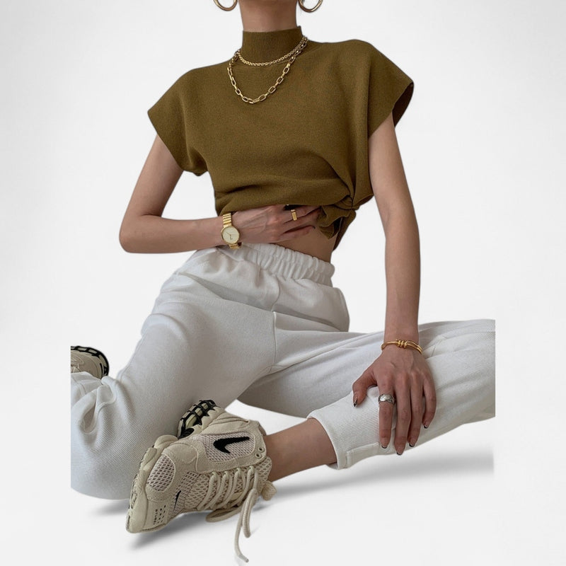 Québec Élégance Tops & Blouses Joy - Gilet pull élégant et polyvalent pour toutes les occasions