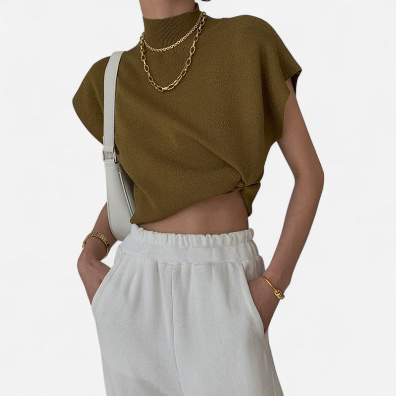 Québec Élégance Tops & Blouses Joy - Gilet pull élégant et polyvalent pour toutes les occasions