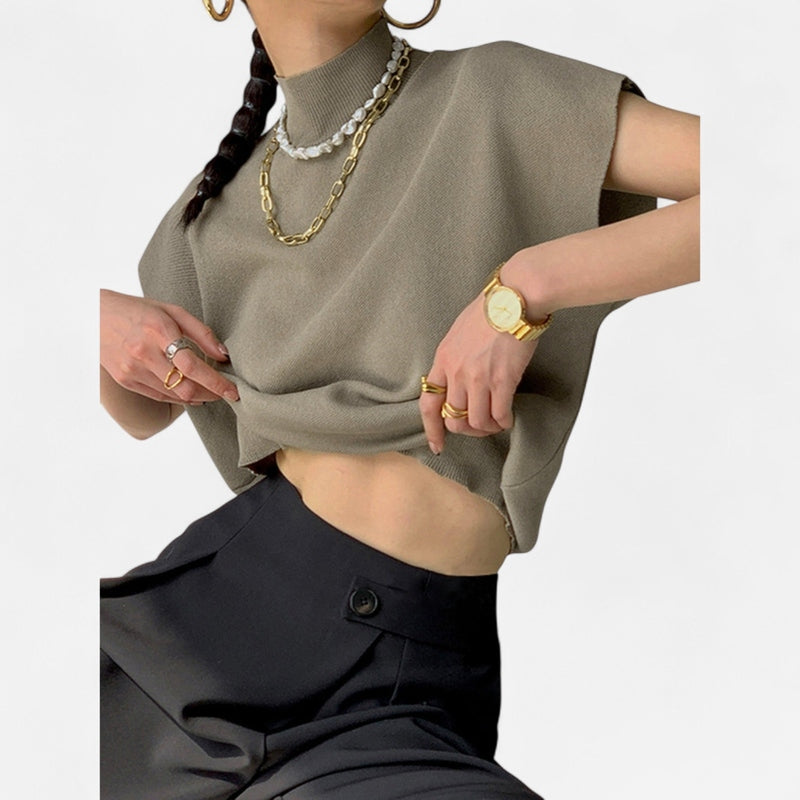 Québec Élégance Tops & Blouses Joy - Gilet pull élégant et polyvalent pour toutes les occasions