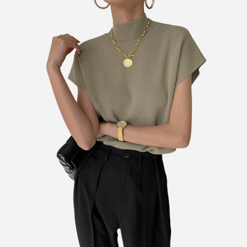 Québec Élégance Tops & Blouses Joy - Gilet pull élégant et polyvalent pour toutes les occasions