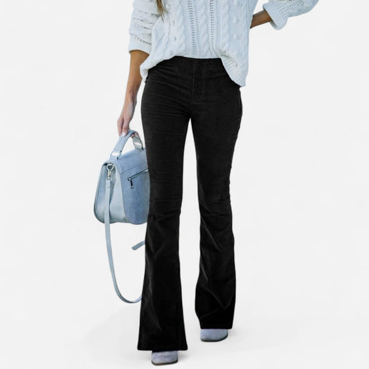 Québec Élégance Women Pants & Shorts Freesia - Pantalons Évasés Tendance | Élégance et Confort Assuré