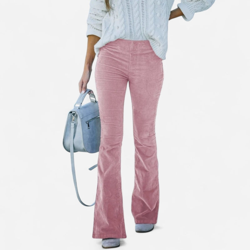 Québec Élégance Women Pants & Shorts Freesia - Pantalons Évasés Tendance | Élégance et Confort Assuré