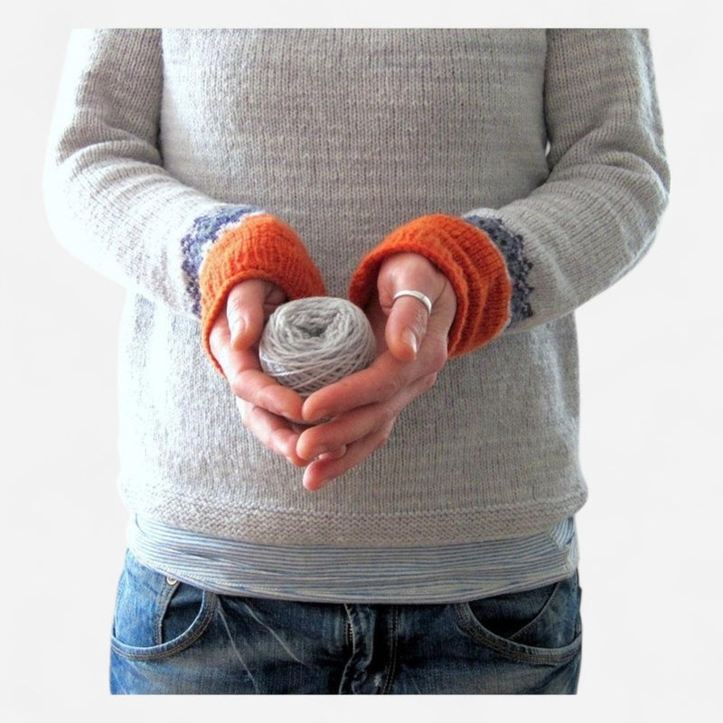 Québec Élégance sweater Carina - Pull vintage en laine ultra-douce avec col rond