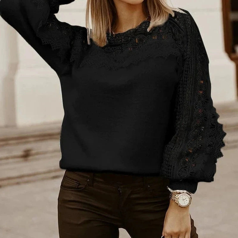 Québec Élégance sweater Cremilda - Pull tricoté tendance pour un style élégant