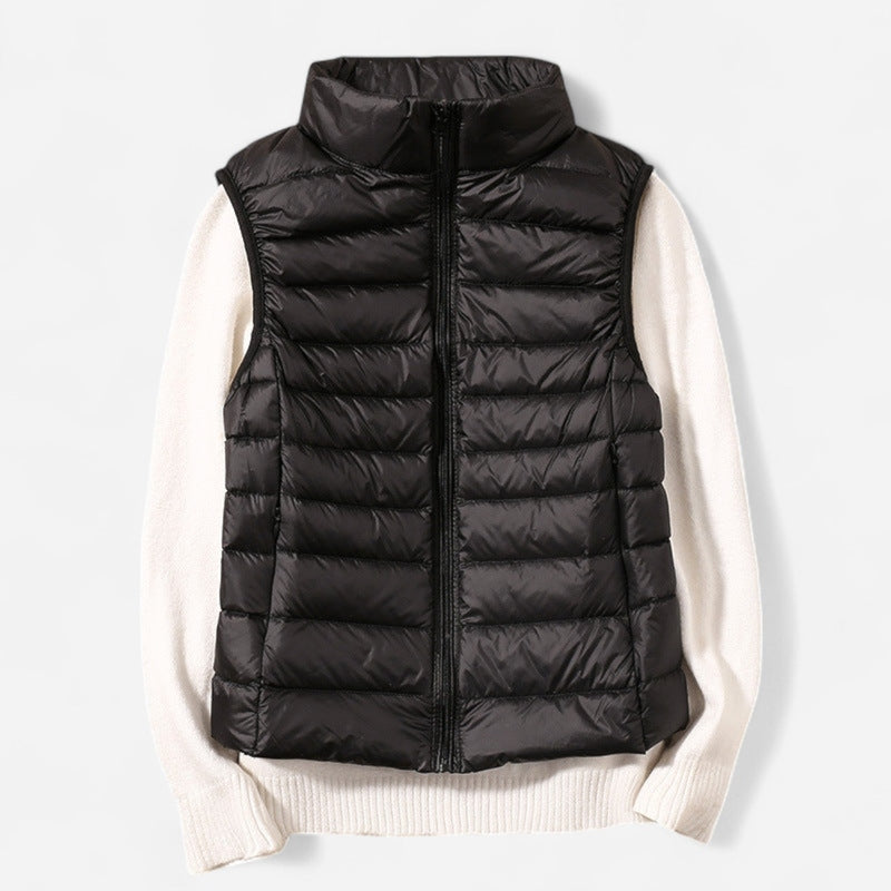Québec Élégance vest Lynn – Gilet sans manches élégant et ultra-léger pour le printemps et l’été