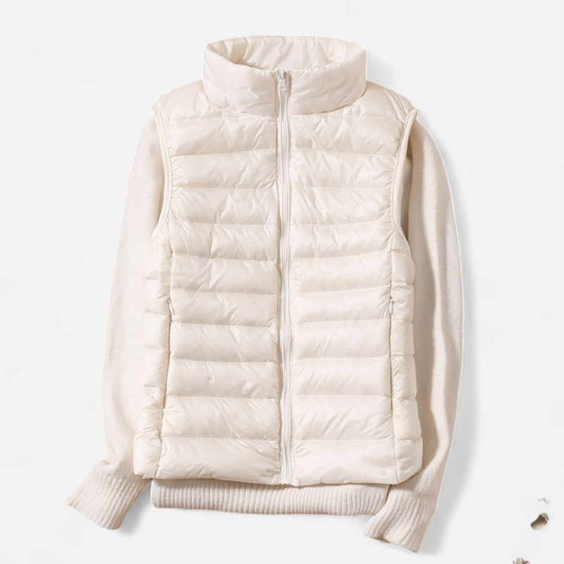 Québec Élégance vest Lynn – Gilet sans manches élégant et ultra-léger pour le printemps et l’été