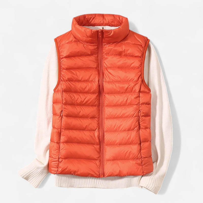 Québec Élégance vest Lynn – Gilet sans manches élégant et ultra-léger pour le printemps et l’été