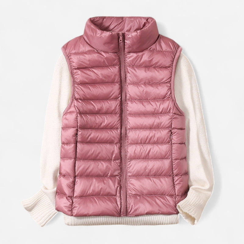 Québec Élégance vest Lynn – Gilet sans manches élégant et ultra-léger pour le printemps et l’été