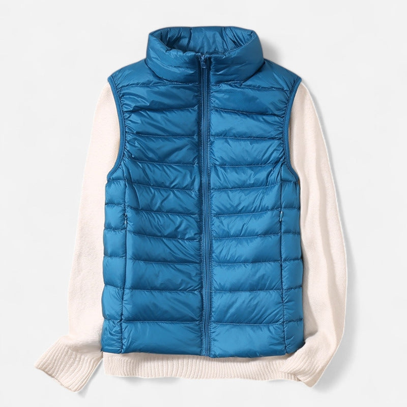 Québec Élégance vest Lynn – Gilet sans manches élégant et ultra-léger pour le printemps et l’été