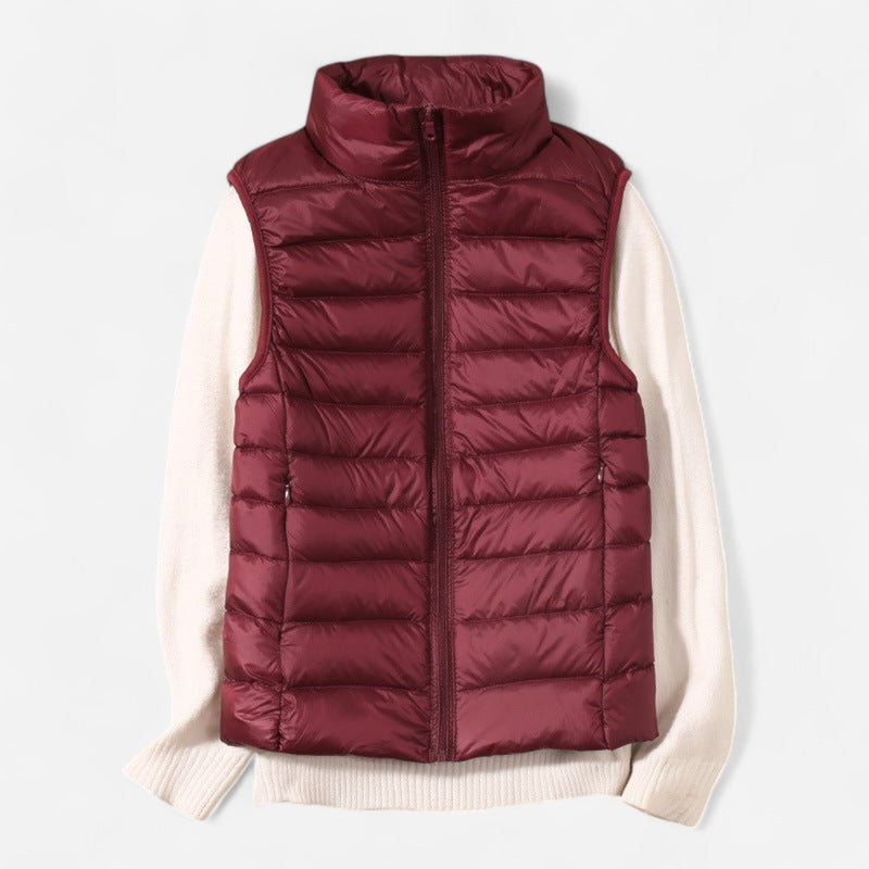 Québec Élégance vest Lynn – Gilet sans manches élégant et ultra-léger pour le printemps et l’été