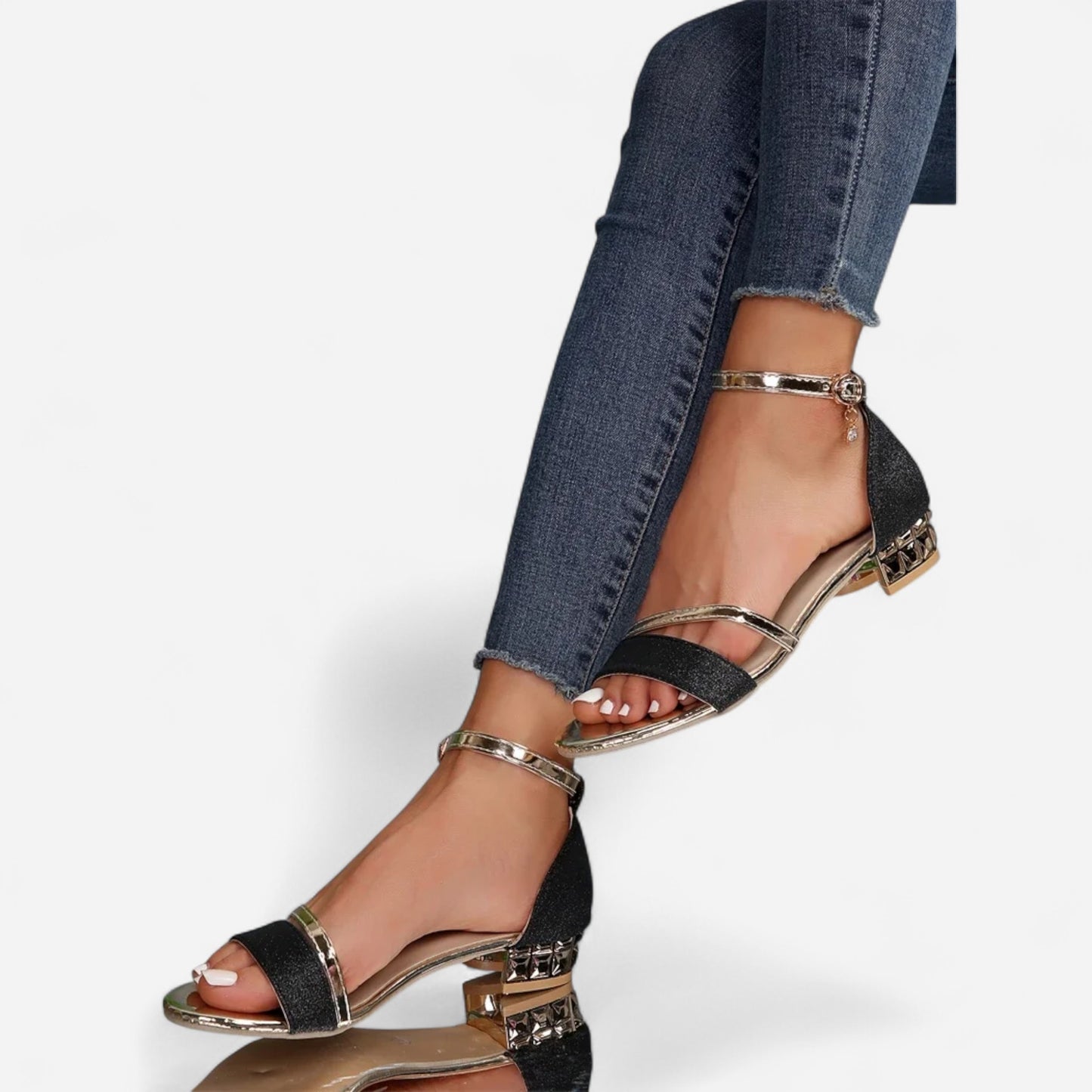 Julisse Radiance - Sandales à Talons Confortables et Élégantes