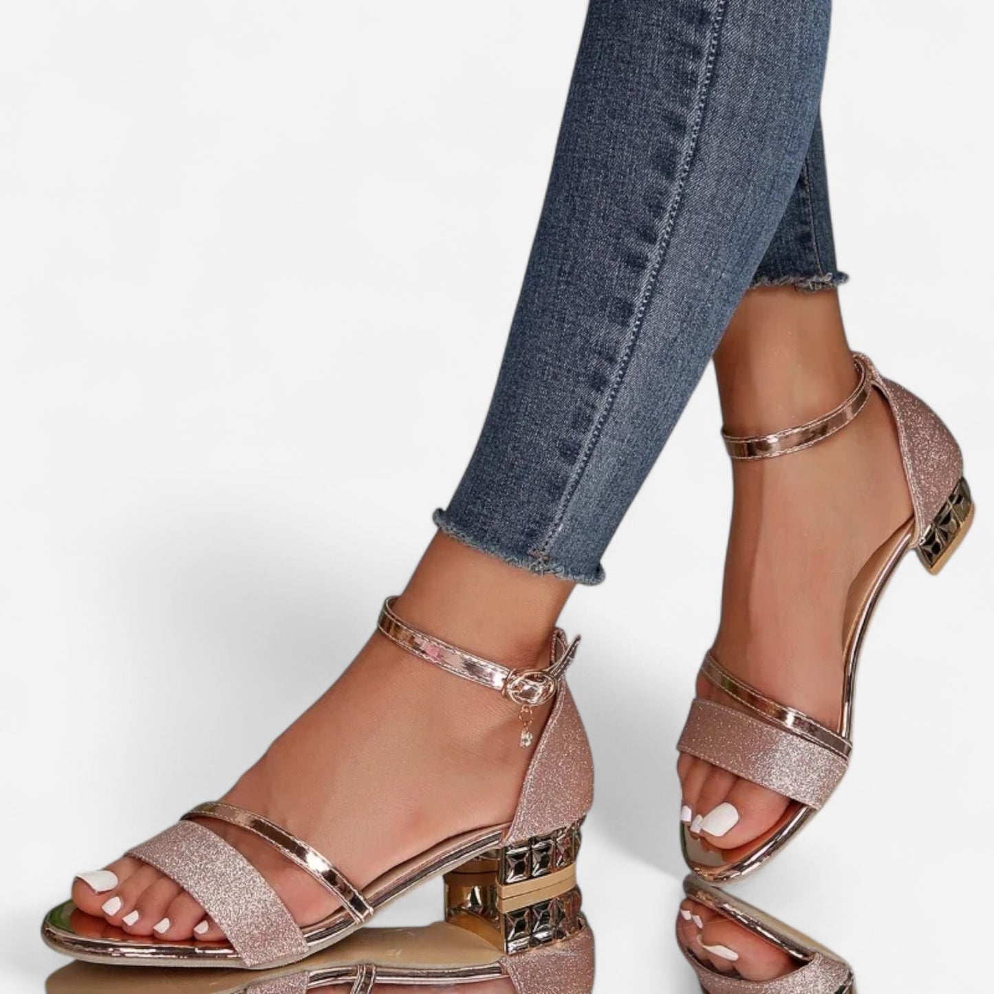 Julisse Radiance - Sandales à Talons Confortables et Élégantes