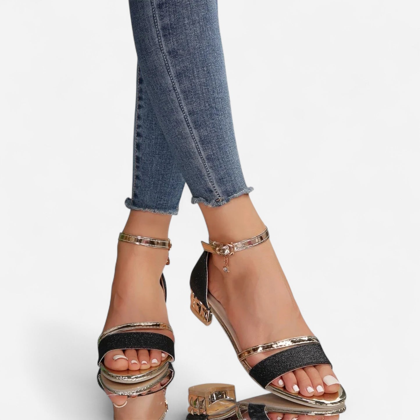 Julisse Radiance - Sandales à Talons Confortables et Élégantes
