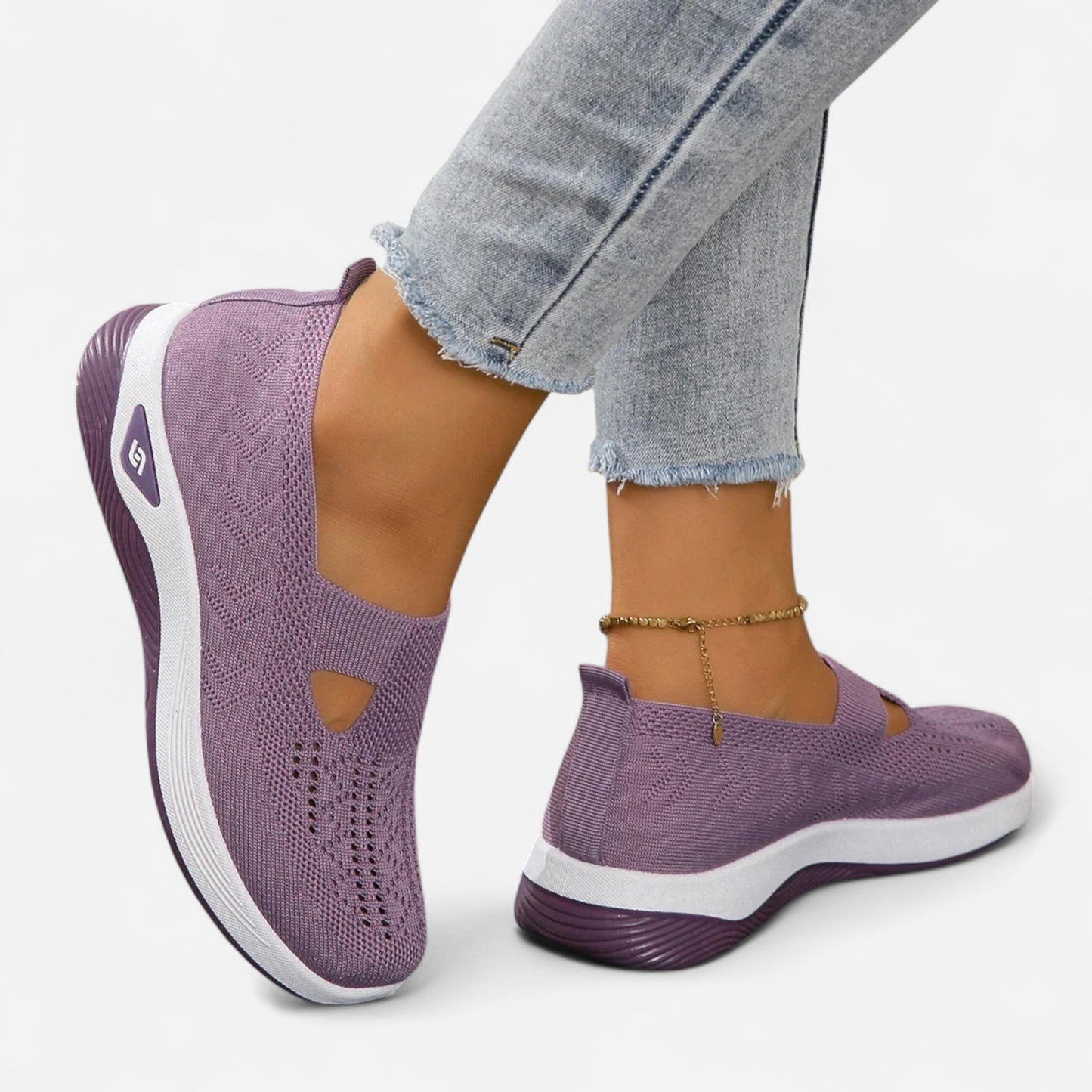 Avena - Baskets Slip-On Mesh Confortables et Élégantes