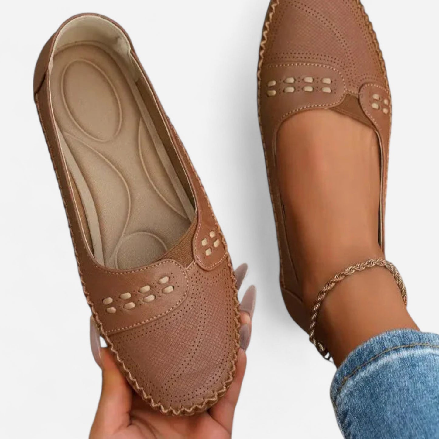 Iris Faye - Mocassins Lightstep Élégants et Confortables