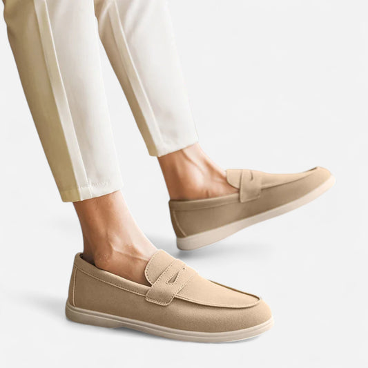 Renlow Mocassins en Suède Doux - Élégance et Confort Inégalés
