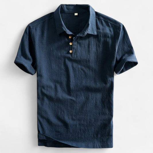 Torino Polo en Lin - Élégance Confortable et Durable pour Homme