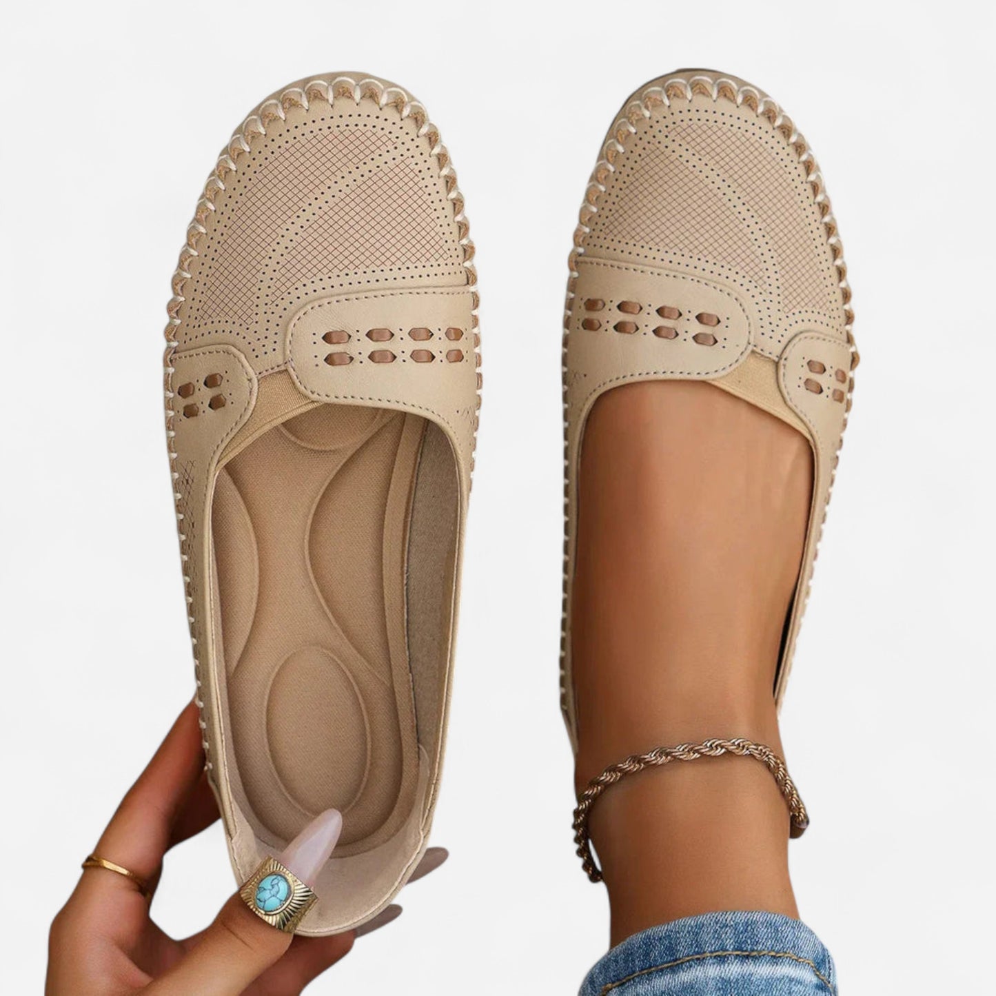Iris Faye - Mocassins Lightstep Élégants et Confortables