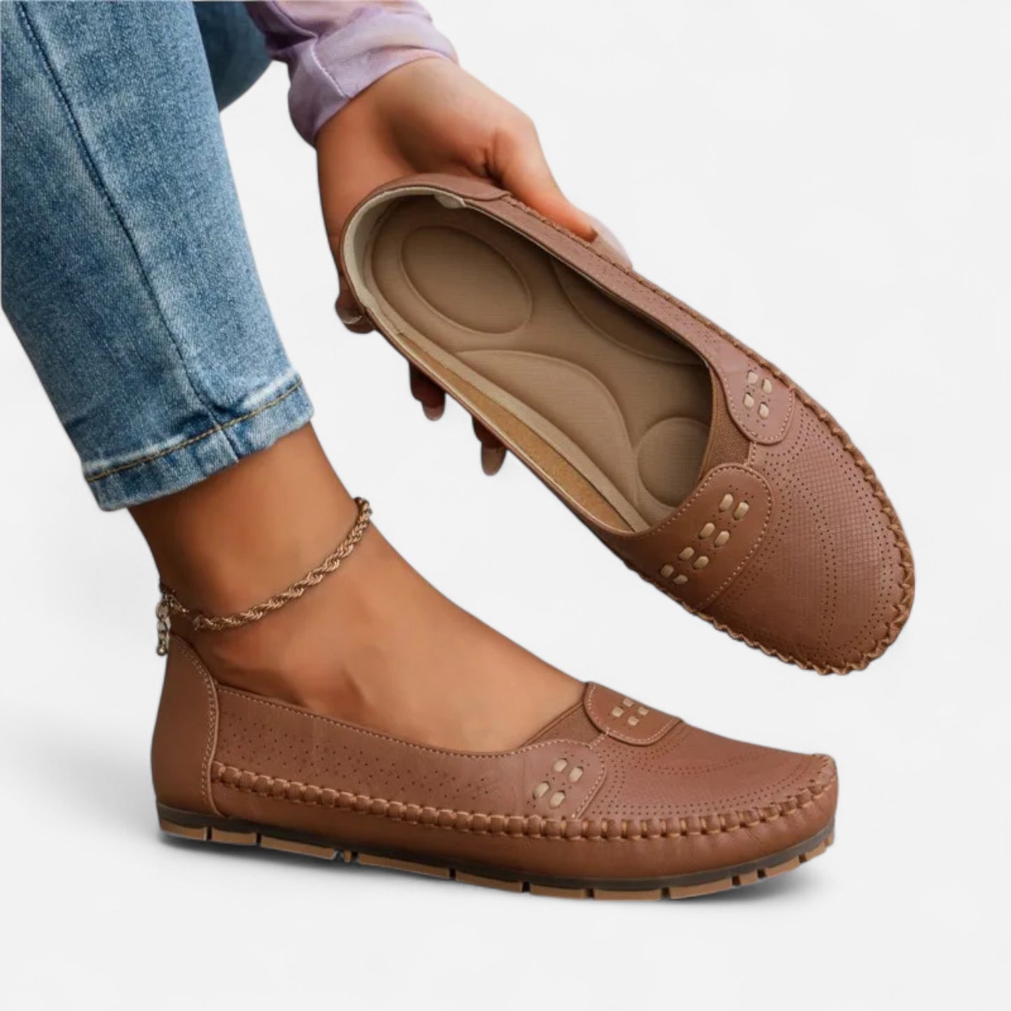 Iris Faye - Mocassins Lightstep Élégants et Confortables