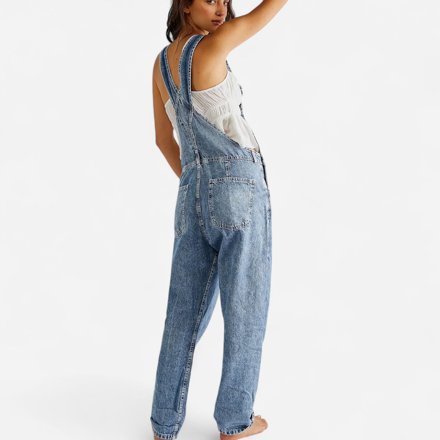 Indie West - Salopette en Denim Éthique et Tendance pour Femme