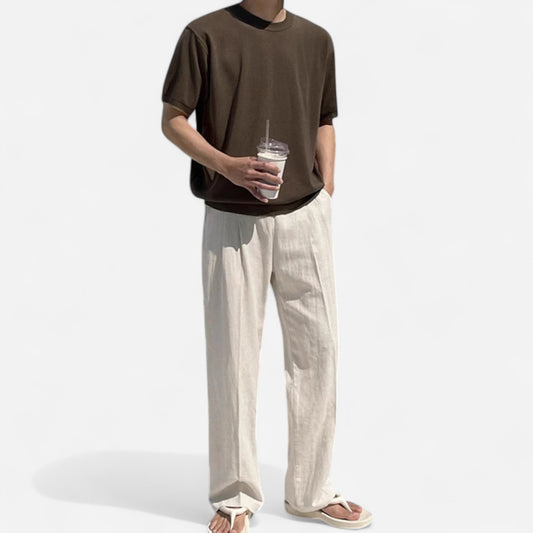 Tom - Pantalon d'été décontracté pour homme, confort optimal