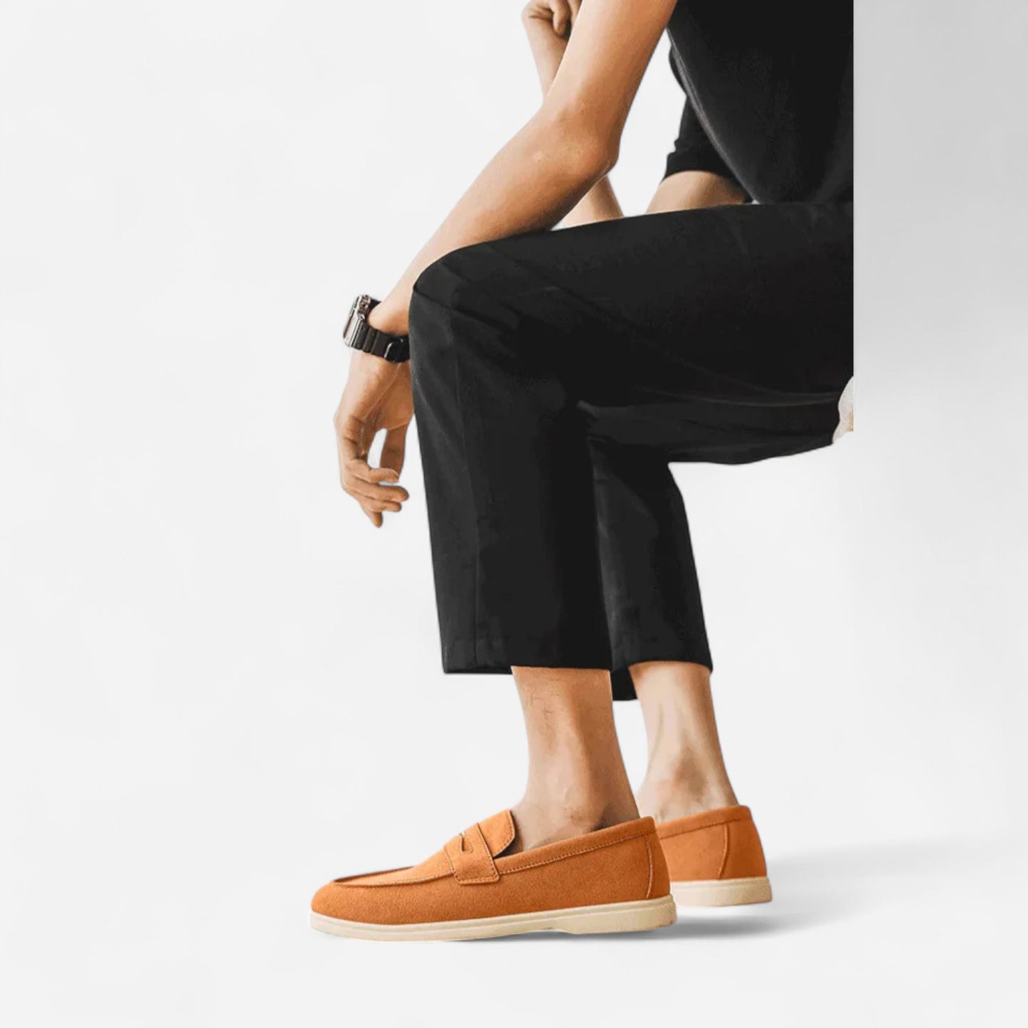 Renlow Mocassins en Suède Doux - Élégance et Confort Inégalés