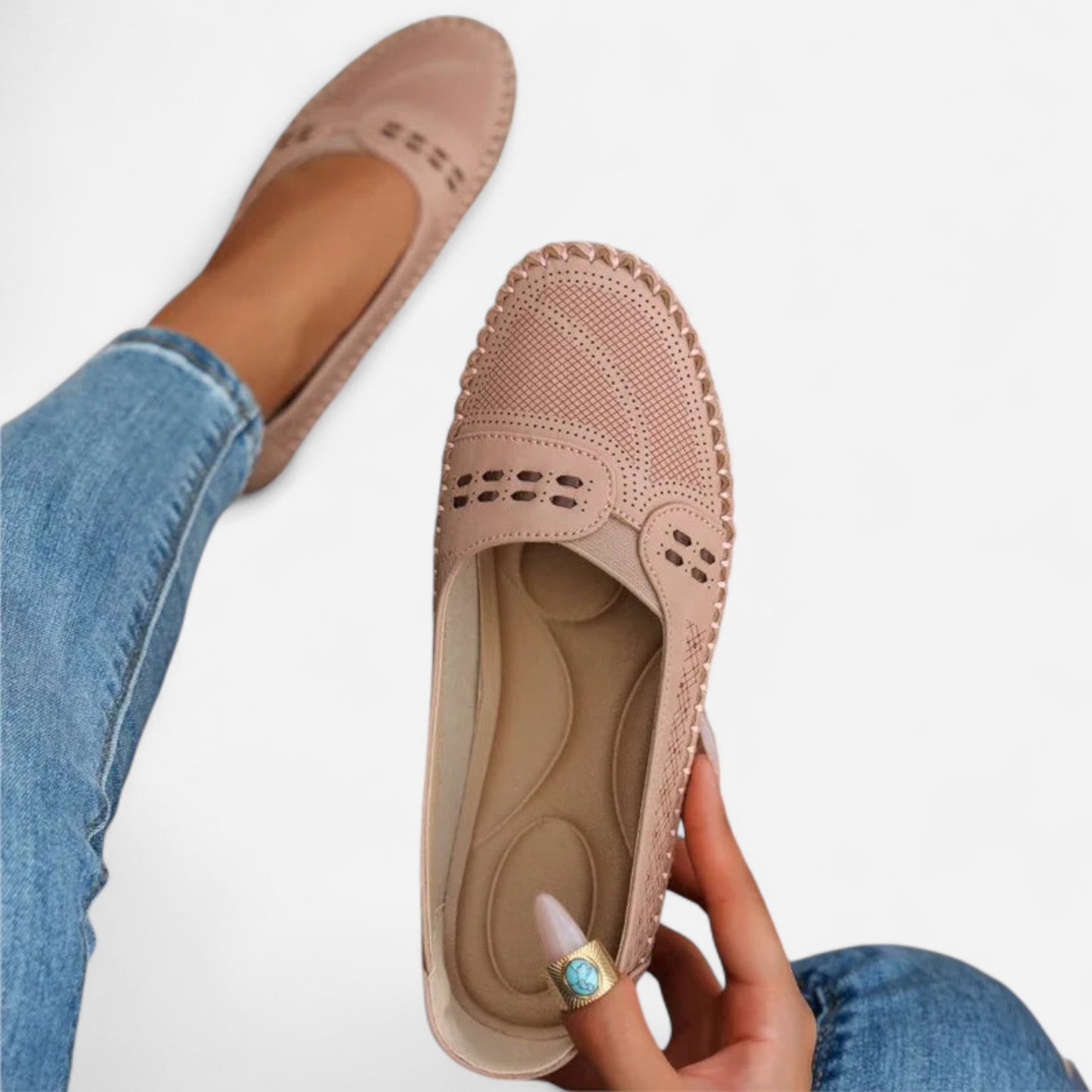 Iris Faye - Mocassins Lightstep Élégants et Confortables