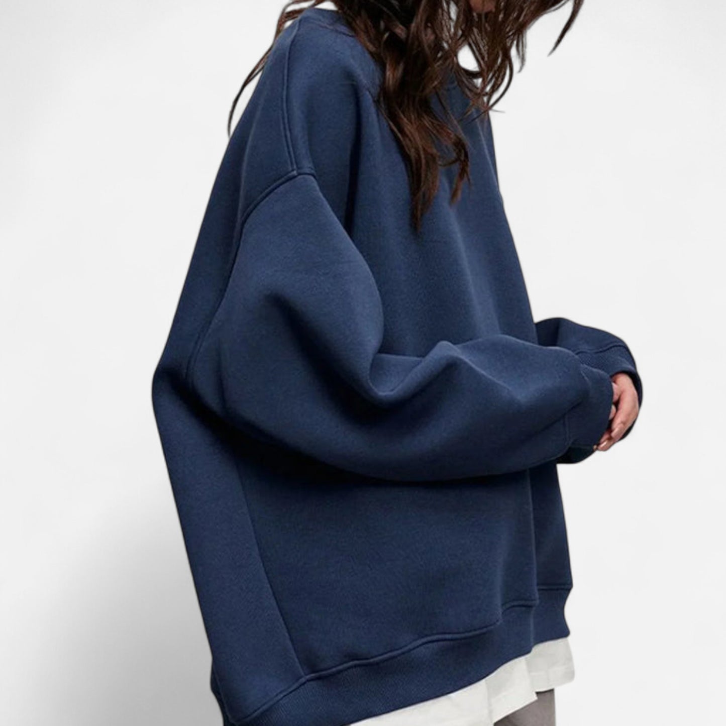 Lola - Sweatshirt Oversize à Col Rond pour un Confort Optimal
