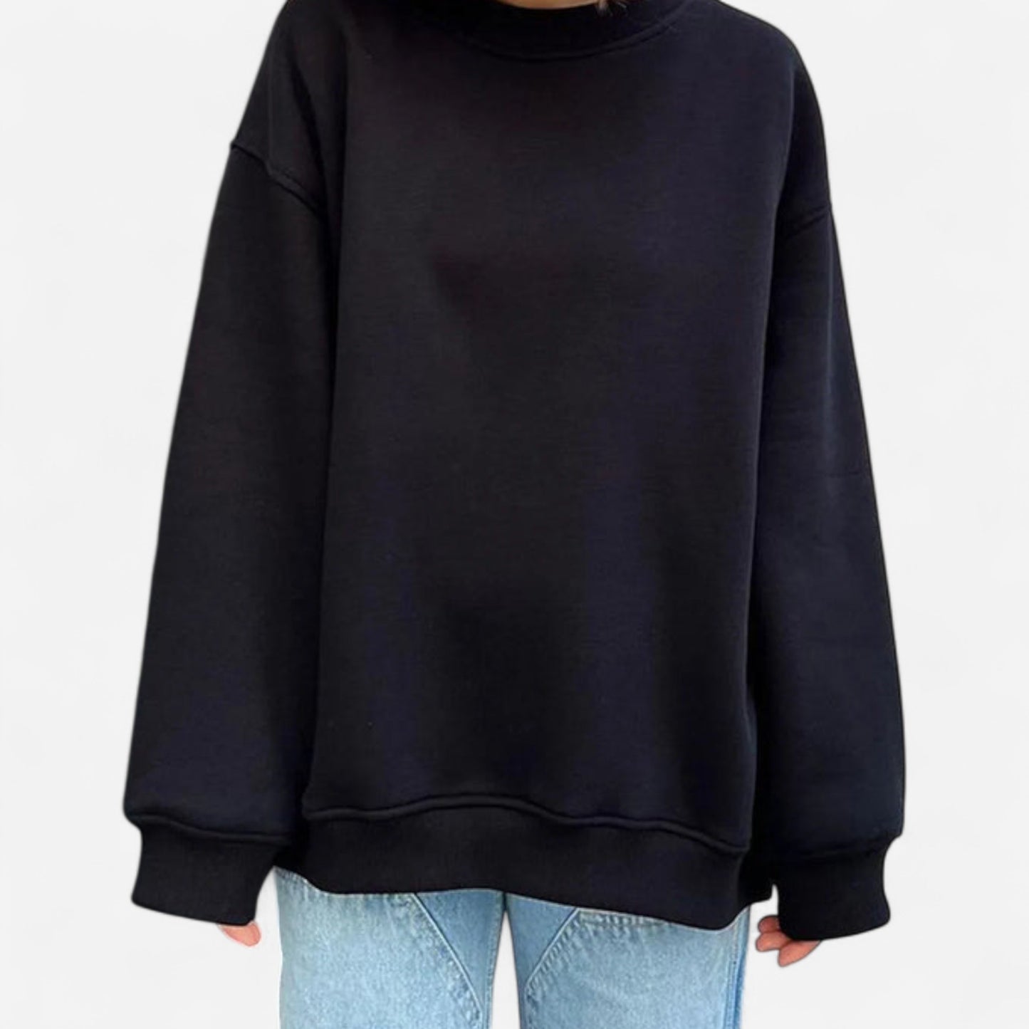 Lola - Sweatshirt Oversize à Col Rond pour un Confort Optimal