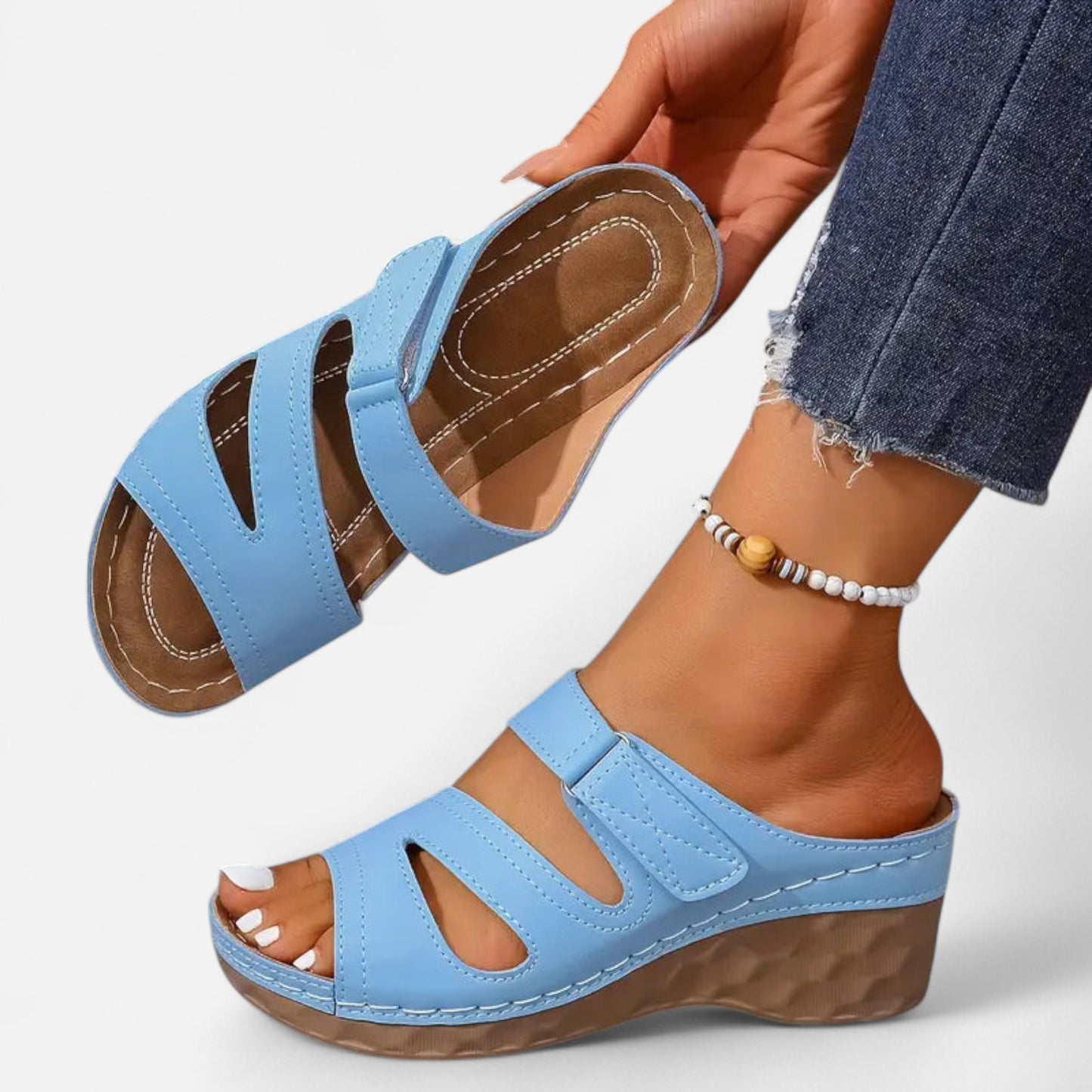 Serilda - Sandale Élégante à Talon avec Bride Ajustable et Confort Optimal