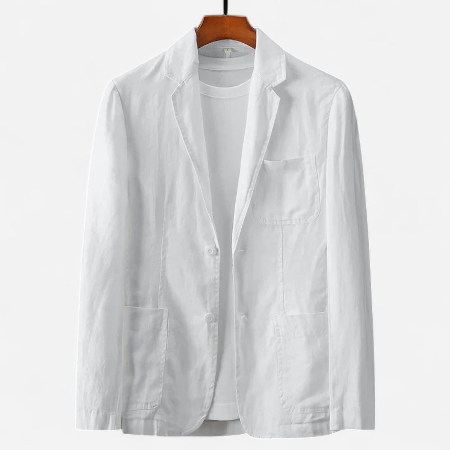 Hollis Blazer en Coton Vintage-Wash - Élégance et Confort