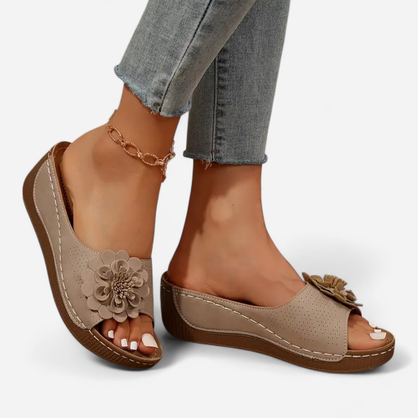 Nirelle - Sandales élégantes pour femmes, confort et style floral