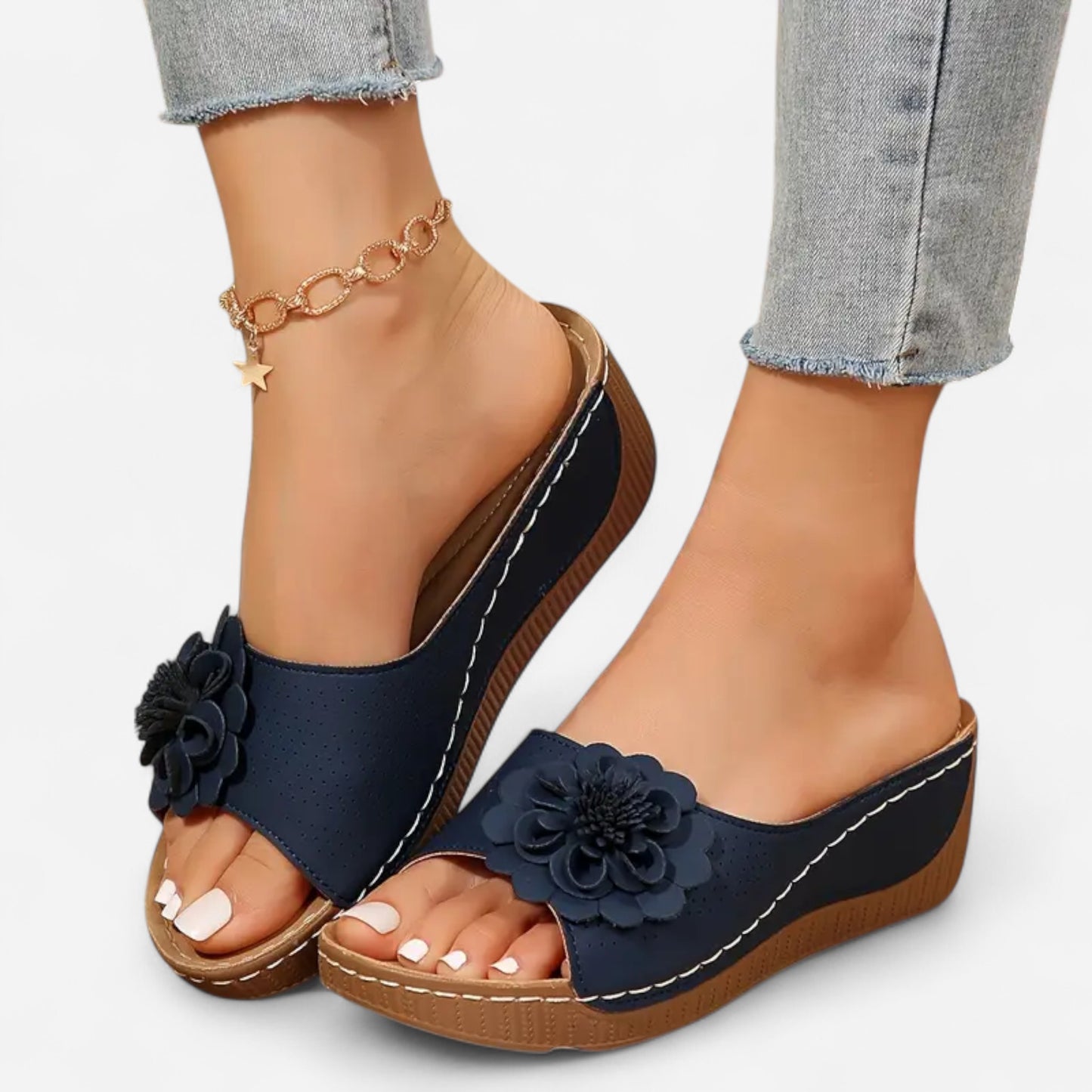 Nirelle - Sandales élégantes pour femmes, confort et style floral