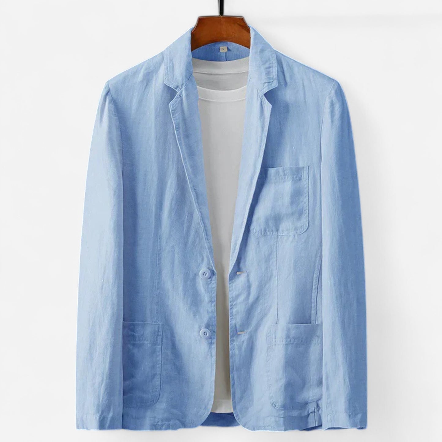 Hollis Blazer en Coton Vintage-Wash - Élégance et Confort