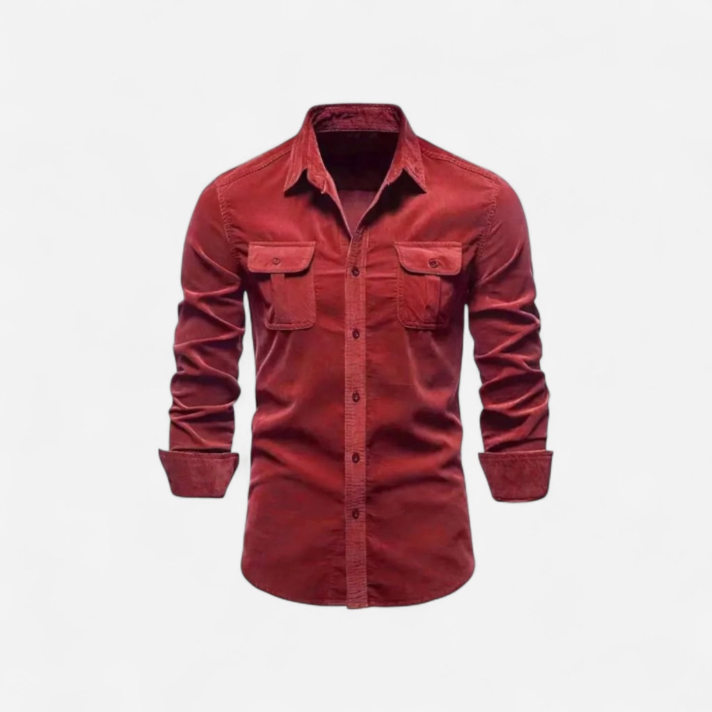 Chemise en velours côtelé décontractée - Élégance et confort au quotidien