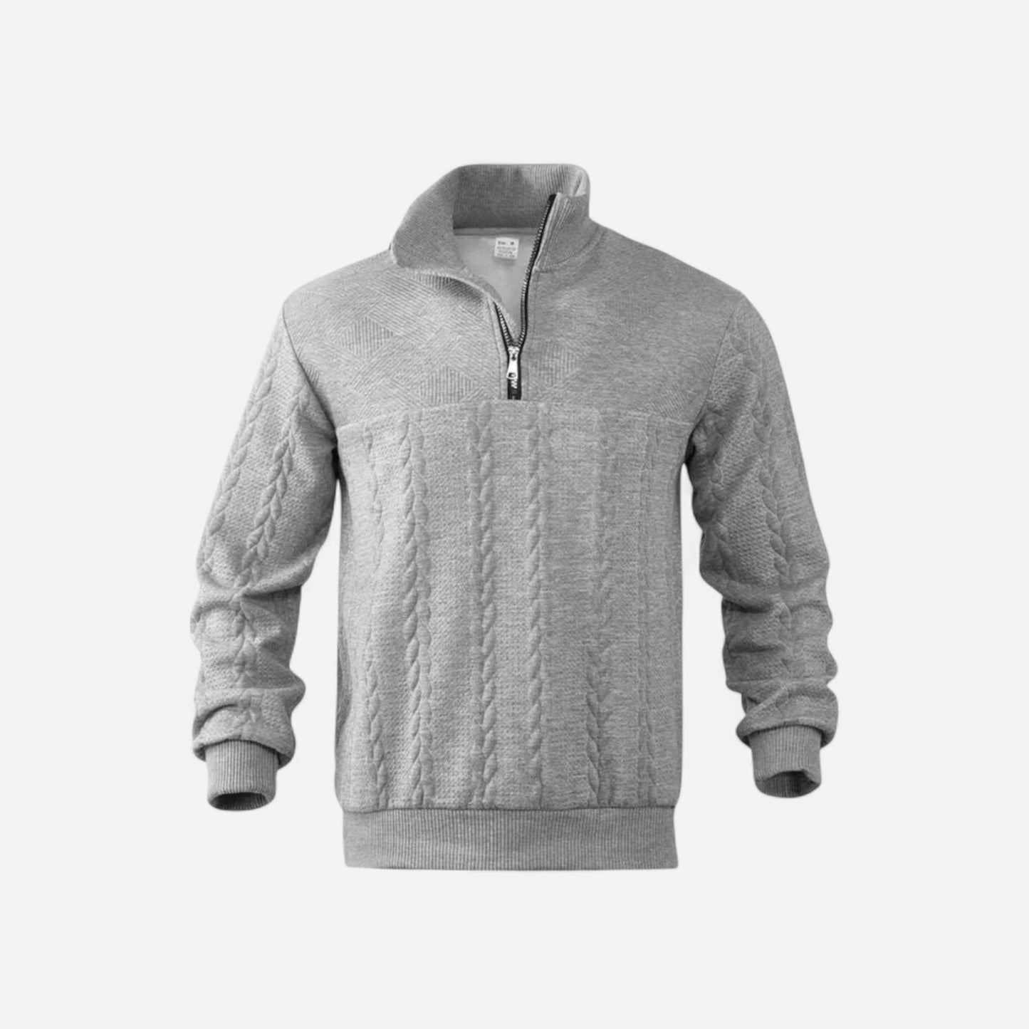Essential Henry Quarter Zip Pullover - Confort et Élégance