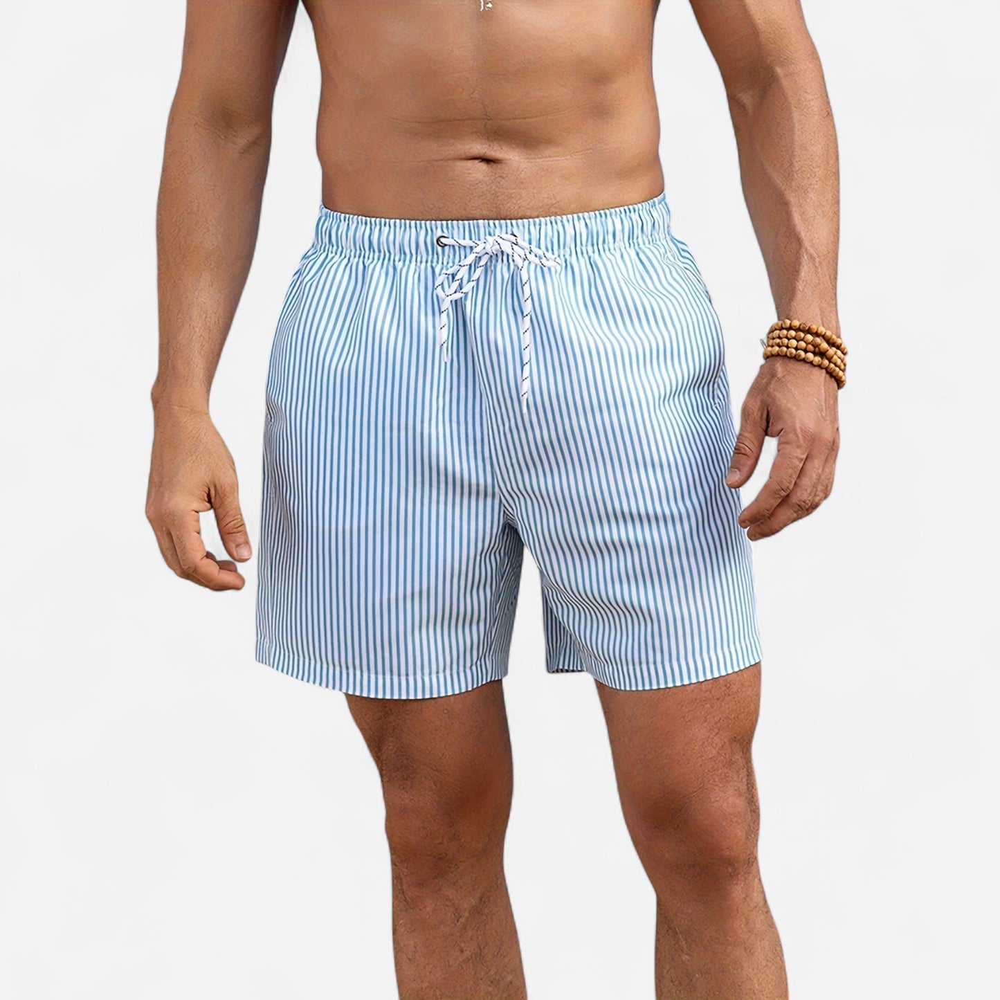 Jeremy - Short de Plage Rayé pour Homme | Élégance et Confort
