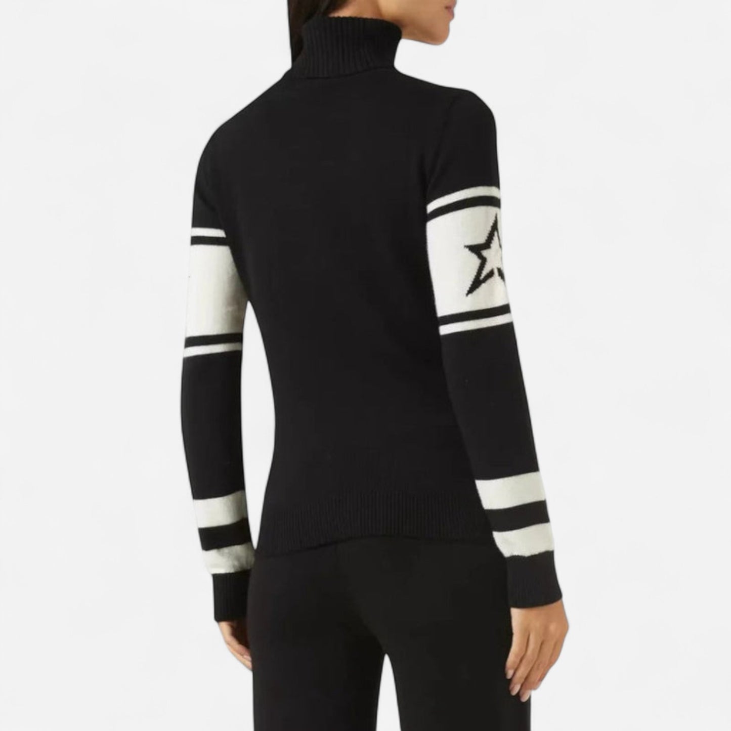 Pull en laine mérinos pour femmes - Turtleneck après-ski élégant