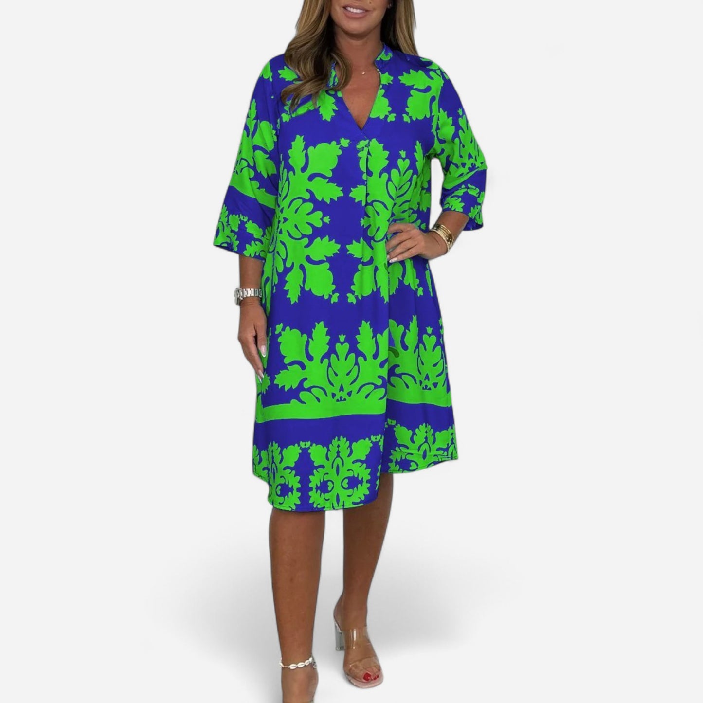 Elsa - Robe de Printemps Éclatante pour Élégance et Confort