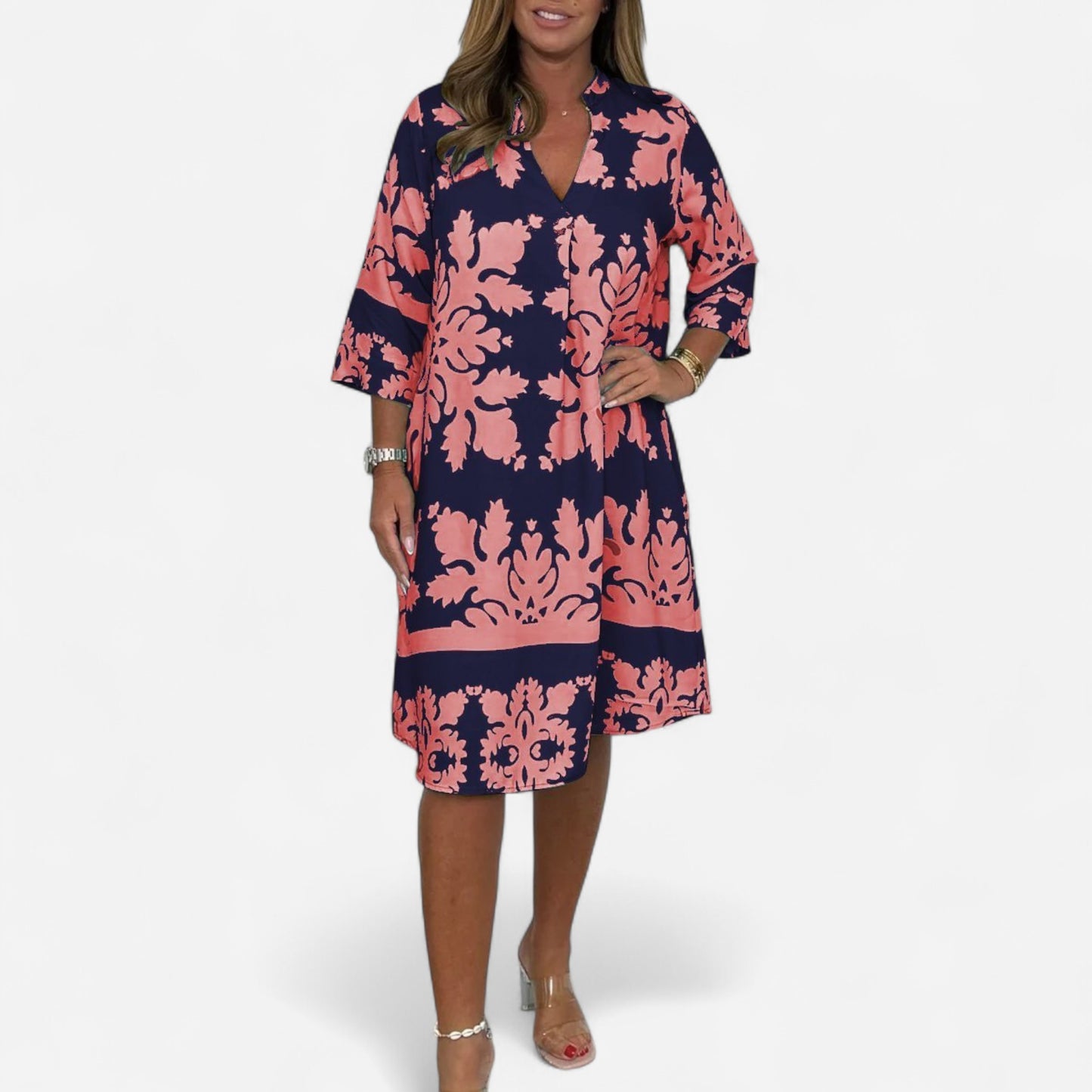 Elsa - Robe de Printemps Éclatante pour Élégance et Confort