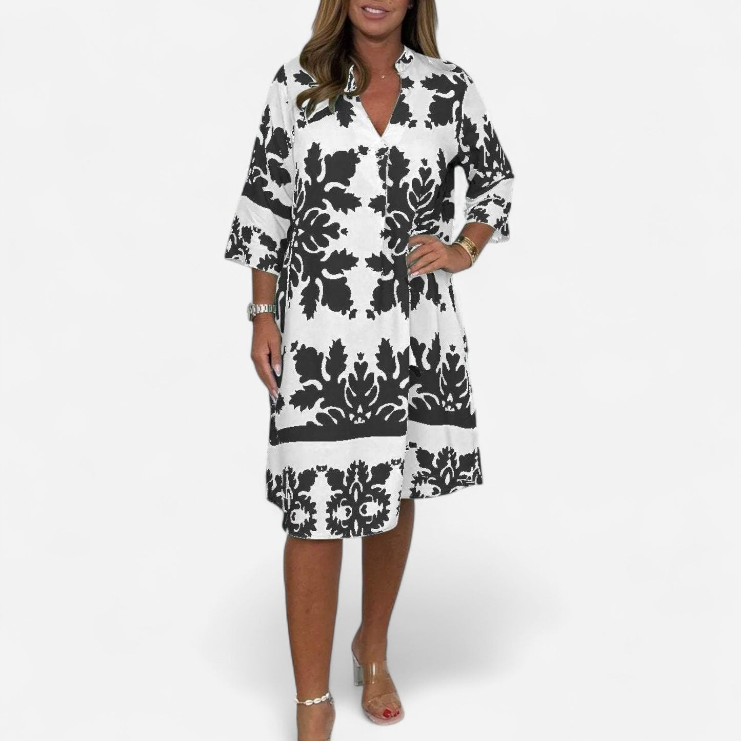 Elsa - Robe de Printemps Éclatante pour Élégance et Confort