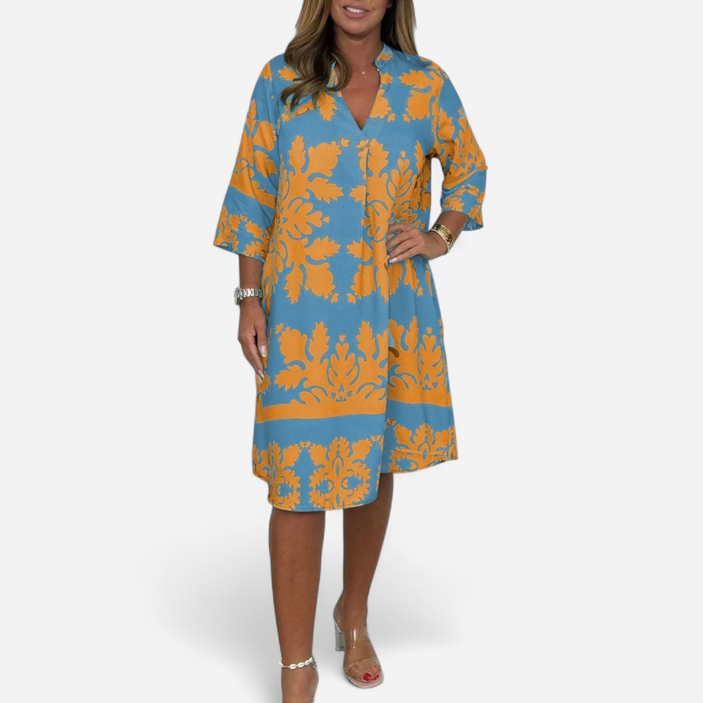 Elsa - Robe de Printemps Éclatante pour Élégance et Confort